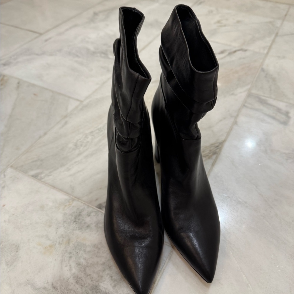 Marc Fisher Black Heeled Boots